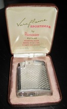Vintage RONSON VARAFLAME SPORTSMAN Art Deco Gas Butane Lighter c/w Origi... - $48.99