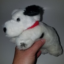 Battat Dalmatian Puppy Dog Plush Lovey Stuffed Animal Toy 8" Long Red Collar - $9.85