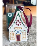 Nordic Welcome Christmas Chalet Ornament Pfaltzgraff Vintage 2000 4.5&quot; - $20.79