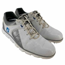 Footjoy Pro SL Men 9.5M White Silver Spikeless Waterproof golf shoes 53266 - $26.12