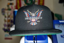 Diplomats Logo Embroidered Snapback Hat, Harlem Camron, Jim Jones, Juelz... - £27.93 GBP