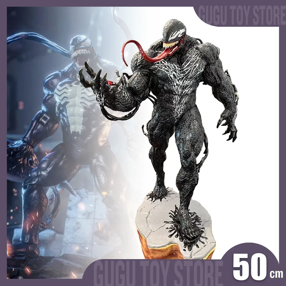 50cm Venom Figures Legends Series Action Figures Oversize Anime Spiderman Pvc - £196.07 GBP+