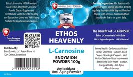 Ethos L-Carnosine 100g Anti-Aging Natural Health Vital Component for your Body image 3