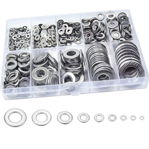 Flat Washers Assortment Kit, 900Pcs 304 Stainless Steel Flat Washers for... - £12.81 GBP