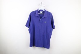 Vintage 90s Lacoste Mens FR 6 US XL Distressed Croc Logo Collared Polo Shirt - £26.03 GBP