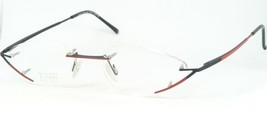 Zeitlos Techno 2 col.02 Red /BLACK Eyeglasses Glasses Titan 52-17-140mm Germany - £78.74 GBP