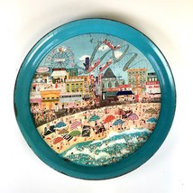 Vtg Ballonoff Pepsi Round Metal Tray Amusement Park Coney Island 1950s - $13.00