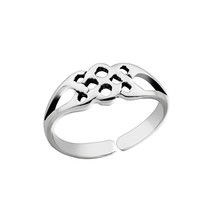 Celtic Knot 925 Sterling Silver Toe Ring - £11.75 GBP