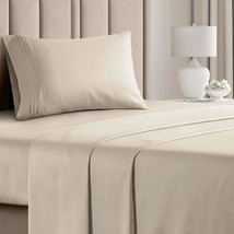 Twin Xl Sheet Set - Breathable & Cooling - College Dorm Room Bed Sheets - Hotel  - £43.95 GBP