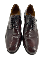 Cole Haan Men NikeAir C07225 Brown Leather Lace Up Oxford Dress Shoes Size 12M - £12.43 GBP