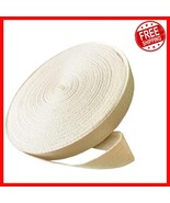 1.5 Inch Beige Herringbone Cotton Tape - 50 Yards for Sewing and Gift Wr... - $35.79 CAD