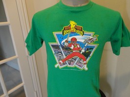 Vtg 1994 Green Mighty Morphin Power Rangers X-men T-shirt Youth 14-16 RARE Find - £27.18 GBP