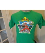 Vtg 1994 Green Mighty Morphin Power Rangers X-men T-shirt Youth 14-16 RA... - £27.33 GBP