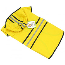 Fashion Pet Rainy Day Dog Slicker - Yellow Large (19&quot;-24&quot; From Neck to Tail) - £54.76 GBP