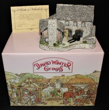 David Winter Cottages 1993 Tyddyn Siriol Welsh Collection in Original Box, COA - £19.62 GBP