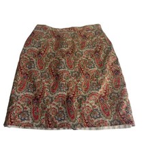 vintage liz sport paisley pencil skirt Size 8 - £14.79 GBP