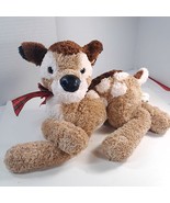 Animal Adventure Christmas baby Deer Plush Floppy Beanbag Soft brown spo... - $1,475.50 MXN