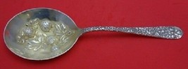 Repousse By Jacobi and Jenkins Sterling Berry Spoon GW Large w/ Strawberries - £243.96 GBP