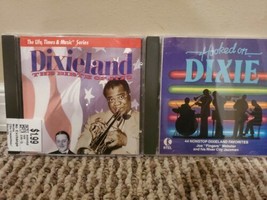 Lot of 2 Dixieland Genre CDs: The Birth of Jazz, Hooked on Dixie - £6.82 GBP