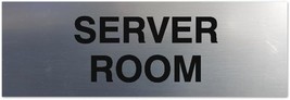 Signs Bylita Basic Server Room Sign - Laser-Engraved Lettering | Durable... - $41.92