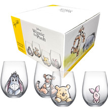 Joy Jolt Disney Winnie the Pooh Exploring a Classic Stemless Drinking Gl... - $39.00