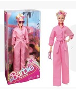 Barbie The Movie Doll Margot Robbie As Barbie In Pink Power Jumpsuit - £30.03 GBP