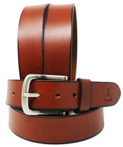 Men's 100% Genuine Leather 1.5" Wide Jeans Casual Dress Belt 12CA001 - $21.99