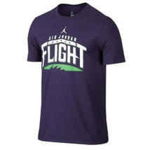 Jordan Mens Ajv Fighter Flight T-Shirt Size Small, Ink/Light Poison Gree... - $48.89