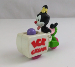 Vintage 1993 Warner Bros Animaniacs Dot&#39;s Ice Cream Wagon McDonald&#39;s Toy - £3.09 GBP