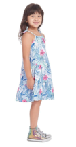 Tommy Bahama Toddler Girls Size 4T Blue Hawaiian Sundress NWOT - £10.76 GBP