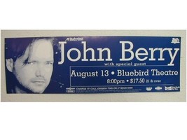 John Berry Concert Handbill Poster Bluebird - $4.48