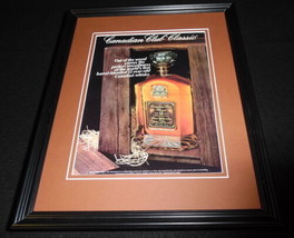 1984 Canadian Club Whisky Framed 11x14 ORIGINAL Vintage Advertisement - £27.68 GBP