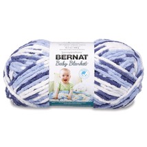 Bernat Baby Blanket Yarn 6 Gauge Super Bulky Gauge, 10.5 Oz.,  Blue Dreams - £12.44 GBP