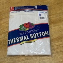 2001 New Fruit of the Loom Thermal Underwear Bottoms Men’s 2XL Natural - $17.81