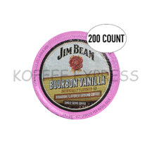 Jim Beam Bourbon Vanilla Single Serve Coffee, 200 count, Keurig 2.0 Compatible - $89.99