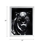 Talisha Wall Art, Mirrored &amp; Faux Crystal Tiger - $467.32 CAD