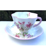 Shelley Bone China Cup Saucer Fine English Porcelain Tea Party Collectib... - €41,81 EUR