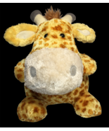 Russ Baby Giraffe Plush Stuffed Bean Bag Orange Chubby Animal Applause 10&quot;  - $34.95