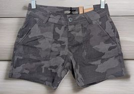 NWT PrAna Olivia Gravel Camo Hike Trail Shorts Womens Sz 2 5" Inseam UPF... - $28.70