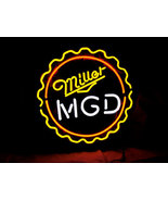 Brand New MILLER MGD Beer Neon Light Sign 16&quot;x 16&quot; [High Quality] - £109.38 GBP