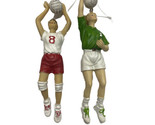 Gallarie II Volley Ball Players Christmas Ornaments Set of 2 Sports - £12.23 GBP