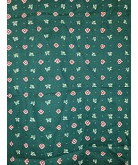 78&quot; x 55&quot; Cotton Waverly Screen Print Decorator Fabric &quot;Millfield&quot; Green... - $664.28 MXN