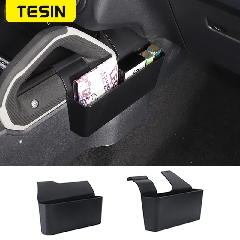 TESIN Car Gear Shift Storage Box Organizer for Ford Bronco 2021 2022 Stowing - £16.93 GBP+