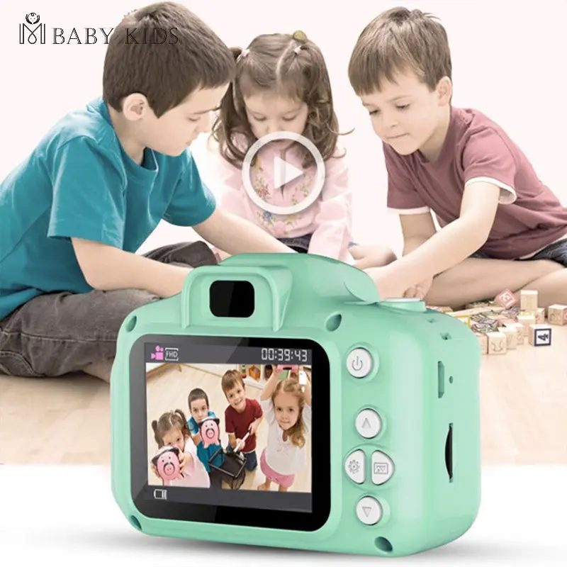 Mini Cartoon Photo Camera Toys 2 Inch HD Screen Childrens Digital Camera Video - £15.69 GBP+