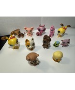 Lot of 12 LPS Kittens Dogs Puppy Turtle Duck Pony Littlest Pet Shop Used - €21,91 EUR