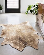 Contemporary 5&#39; X 6&#39;-6&quot; Area Rug From The Loloi Ii Odessa, 01 Mocha/Sand. - £98.06 GBP