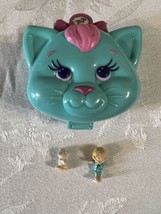 Htf Bluebird Polly Pocket 1993 Cuddly Cat Parade Playset Complete W Figures - £35.01 GBP