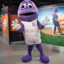 Lavender Baseball Glove mascot costume character dressed with a Leggings... - $1,289.00