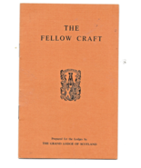 The Fellow Craft Booklet-Grand Lodge of Scotland-15 pages-Estate Sale Find - $177.23 MXN