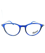 New Persol 3147-v 1053 50mm Rx Round Blue Men&#39;s Eyeglasses Frame Italy - $3,099.01 MXN